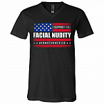 I Support Full Tshirt, Black, V-Neck T-Shirt I Support Full Tshirt, Black, V-Neck T-Shirt