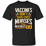 1N.Vaccines Dont Save Lives (4), Black, Unisex T-Shirt