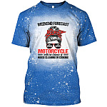 10TM. Weekend Forecast Motorcycle-White Rpyal Blue