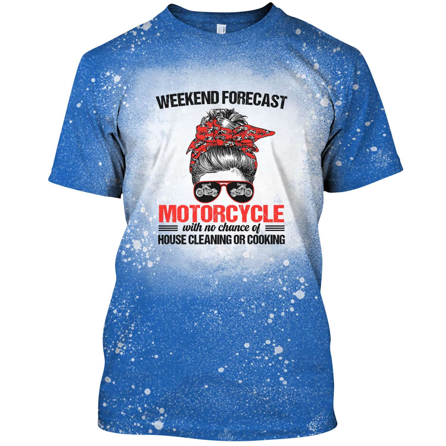 10TM. Weekend Forecast Motorcycle-White Rpyal Blue