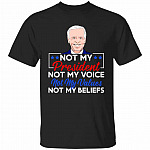 Not My President Tshirt, Black, Unisex T-Shirt