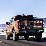 1VT. UU TIEN Biden Not My President_tailgate Tailgate Wrap Mockup 14