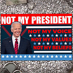 Joe Biden Not My President Not My Voice Not My Values Not My Beliefs House Doormat - Anti Biden Outdoor Doormat