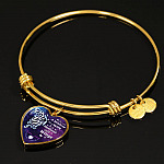 I'm Not A Widow I'm A Wife To A Husband With Butterfly Wings Heart Pendant Necklace - In Memory Of Husband Remembrance Necklace