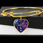 I'm Not A Widow I'm A Wife To A Husband With Cardinal Wings Heart Pendant Necklace - In Memory Of Husband Remembrance Necklace