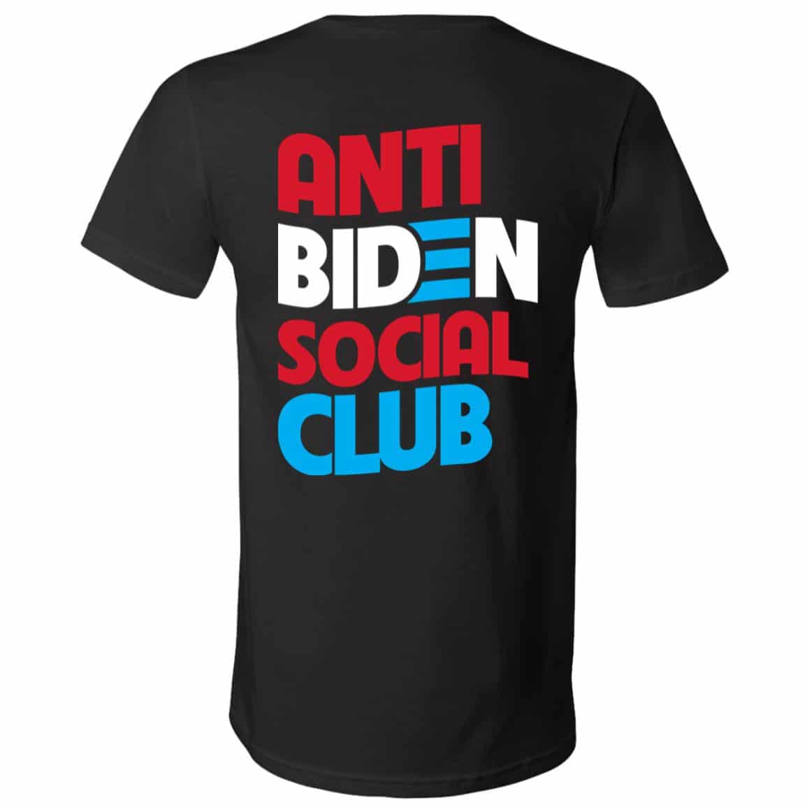 1Th U?U TIE?N. Anti Biden Social Club Tee, Black, V-Neck T-Shirt 1Th U?U TIE?N. Anti Biden Social Club Tee, Black, V-Neck T-Shirt