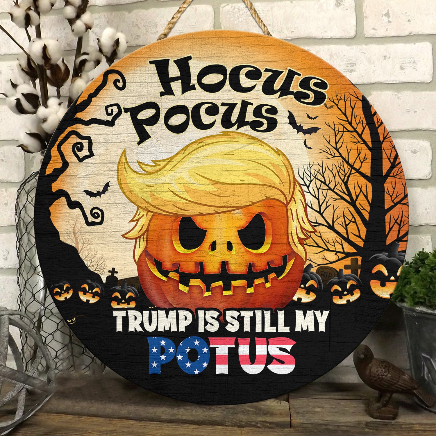 6H. My Potus DOORSIGN (2) Door Sign Mockup 6