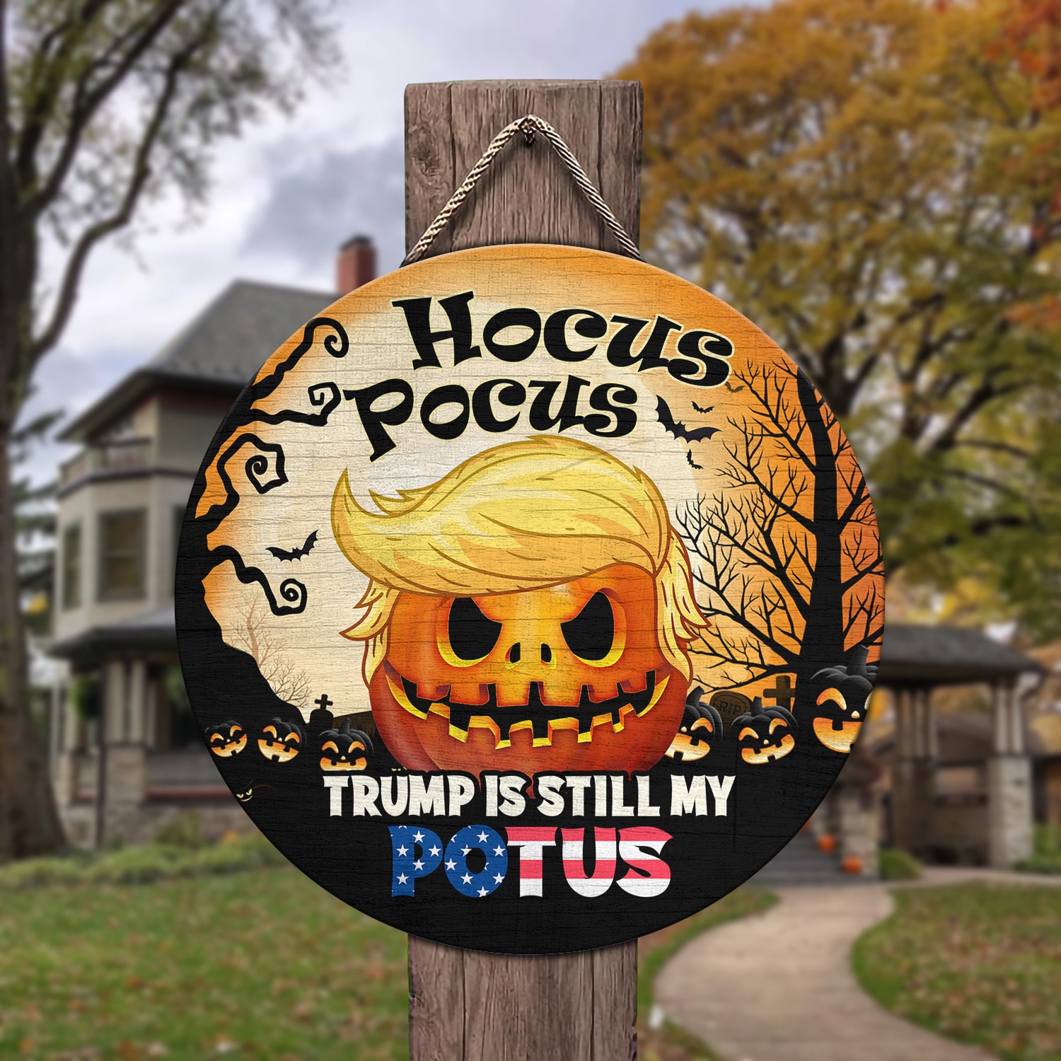 6H. My Potus DOORSIGN (2) Door Sign Mockup 3