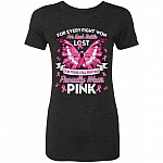 8H. Proudly Wear Pink Tee, Vintage Black, Premium Ladies T-Shirt