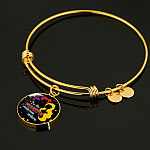 Hocus Pocus I Am The Fourth Sanderson Sisters Circle Pendant Necklace-Bangle - Funny Halloween Witch Necklace