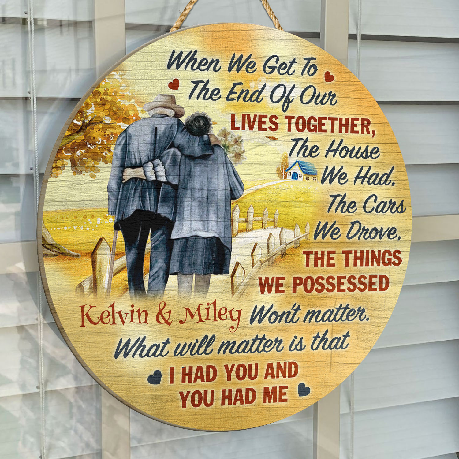 54 HG. When We Get To The End (Sample Design) Door Sign Mockup 14
