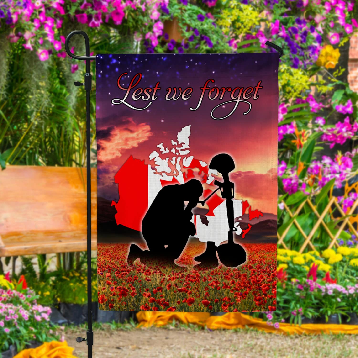 30x40 Garden Flag Mockup 4