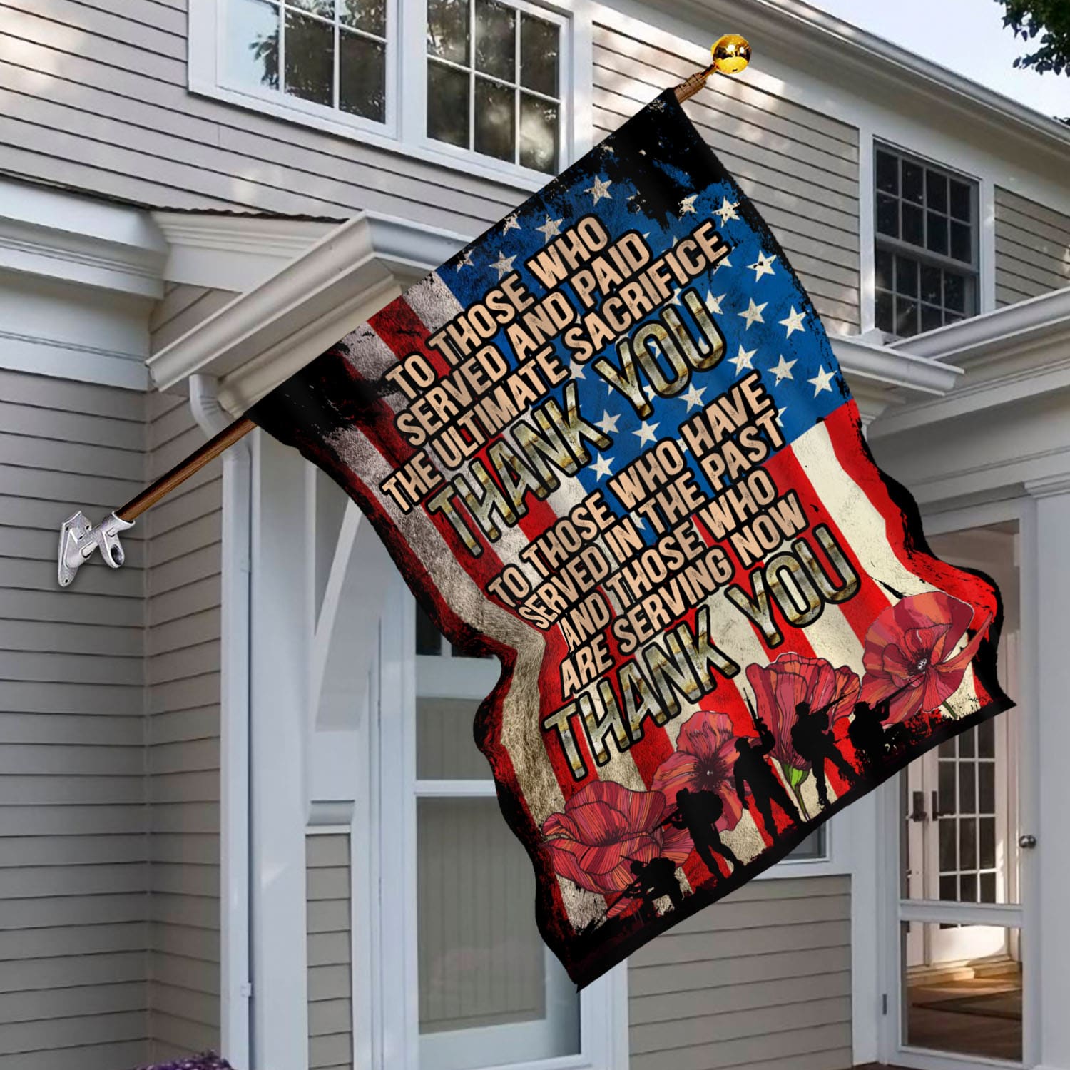 1O. To Those Who-30x40-Side 1 House Flag Mockup 6