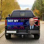 2KT. Biden Not My President Tailgate Wrap Mockup 1