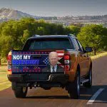 2KT. Biden Not My President Tailgate Wrap Mockup 8