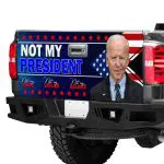 2KT. Biden Not My President Tailgate Wrap Mockup 12