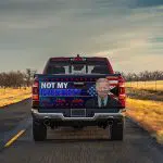 2KT. Biden Not My President Tailgate Wrap Mockup 13
