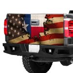 3KT. American Texas Tailgate Wrap Mockup 12