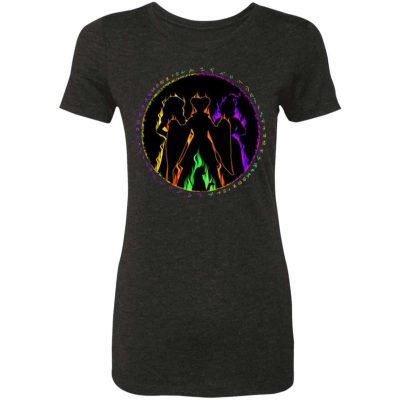 Sanderson Sisters Hocus Pocus Shirt, Vintage Black, Premium Ladies T-Shirt