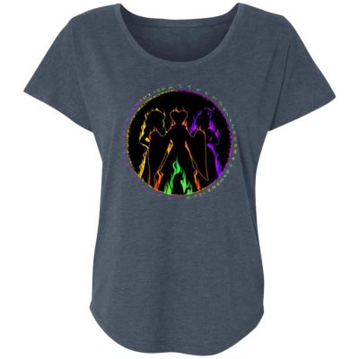 Ladies Triblend Dolman Sleeve