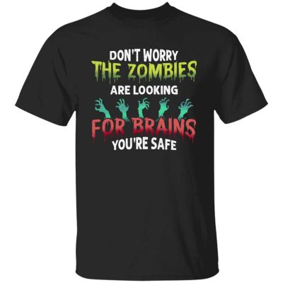 5VT. Don't Worry The Zombies, Black, Unisex T-Shirt