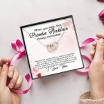Promise Necklace For Girlfriend From Boyfriend Interlocking Hearts Pendant Necklace - Anniversary Gifts