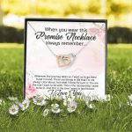 Promise Necklace For Girlfriend From Boyfriend Interlocking Hearts Pendant Necklace - Anniversary Gifts