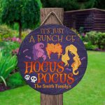 8VT. A Bunch Of Hocus Pocus-sample design Door Sign Mockup 2