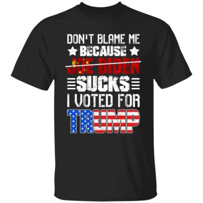 9VT. Biden Don't Blame Me, Black, Unisex T-Shirt