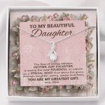 To My Beautiful Daughter You Are My Greatest Gift Alluring Beauty Necklace - Mother Daughter Jewelry - Alluring Beauty Necklace To My Beautiful Daughter You Are My Greatest Gift Alluring Beauty Necklace - Mother Daughter Jewelry - Alluring Beauty Necklace