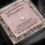 To My Beautiful Daughter You Are My Greatest Gift Alluring Beauty Necklace - Mother Daughter Jewelry To My Beautiful Daughter You Are My Greatest Gift Alluring Beauty Necklace - Mother Daughter Jewelry