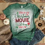 5HV- Christmas Movie Watching Bleached Tee - mk3