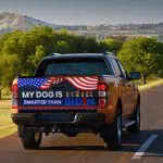 51 HG. Dog Better Than Biden Tailgate Wrap (6) Tailgate Wrap Mockup 8