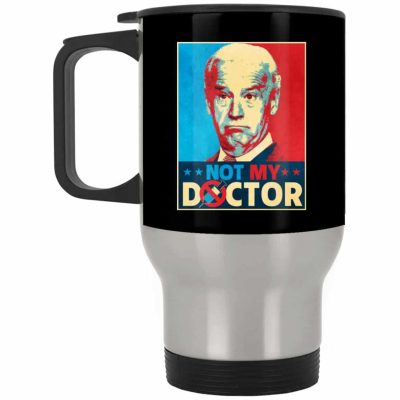 14 oz. Silver Travel Mug