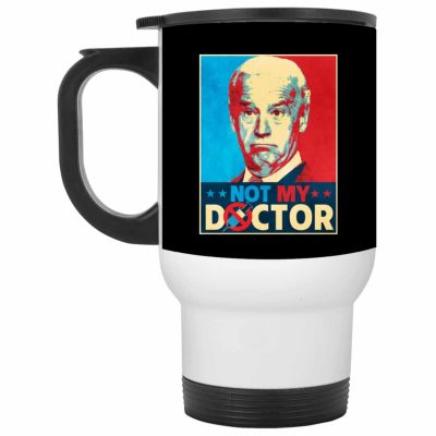 14 oz. White Travel Mug