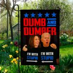 1VT. UU TIEN Dumb And Dumber Biden Harris flag Garden Flag Mockup 5