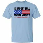 2NH. Facial Nudity Tee, Light Blue, Unisex T-Shirt 2NH. Facial Nudity Tee, Light Blue, Unisex T-Shirt