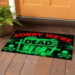 9Th. Sorry We're Dead(3) Doormat mockup 1
