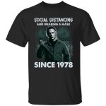 1UT. Wearing Mask Since 1978 (5), Black, Unisex T-Shirt