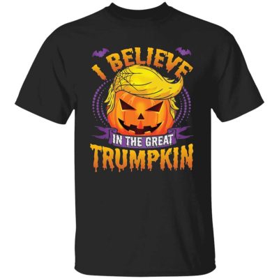1N.I Bielieve In The Great Trumpkin (6), Black, Unisex T-Shirt
