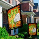 6BN. Boo Saurus 30x40 Garden & House Mockup 2