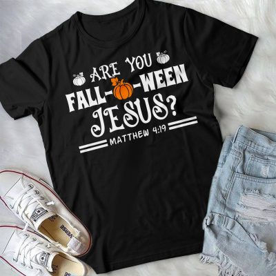 Alternative view of Are You Falloween Jesus T-Shirt - Funny Jesus Halloween Shirt