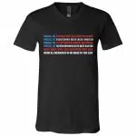 41 HG. Medical Freedom On High, Black, V-Neck T-Shirt