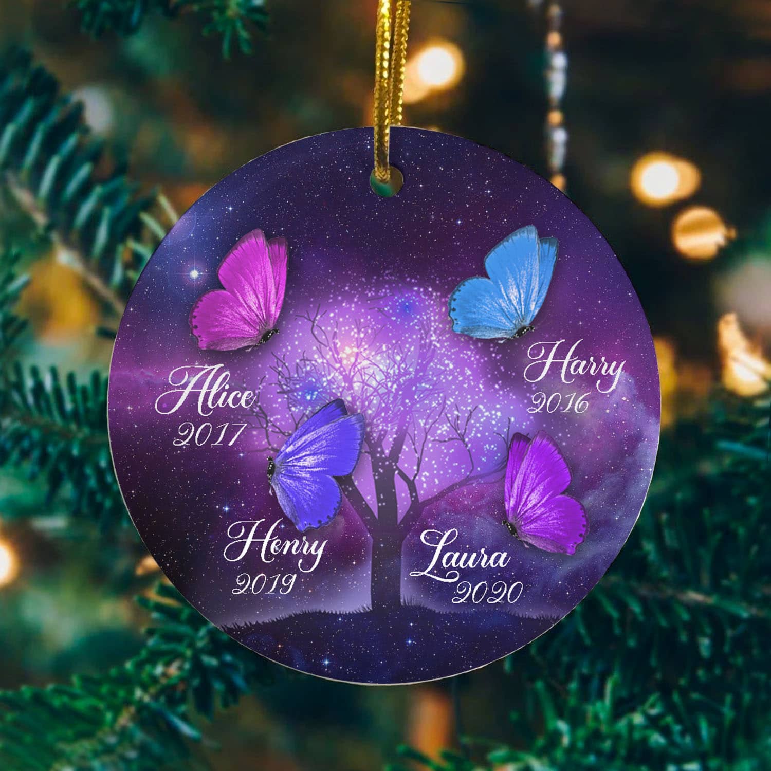 4O. Galaxy Butterfly 4 (Sample Design) Circle Mockup 7