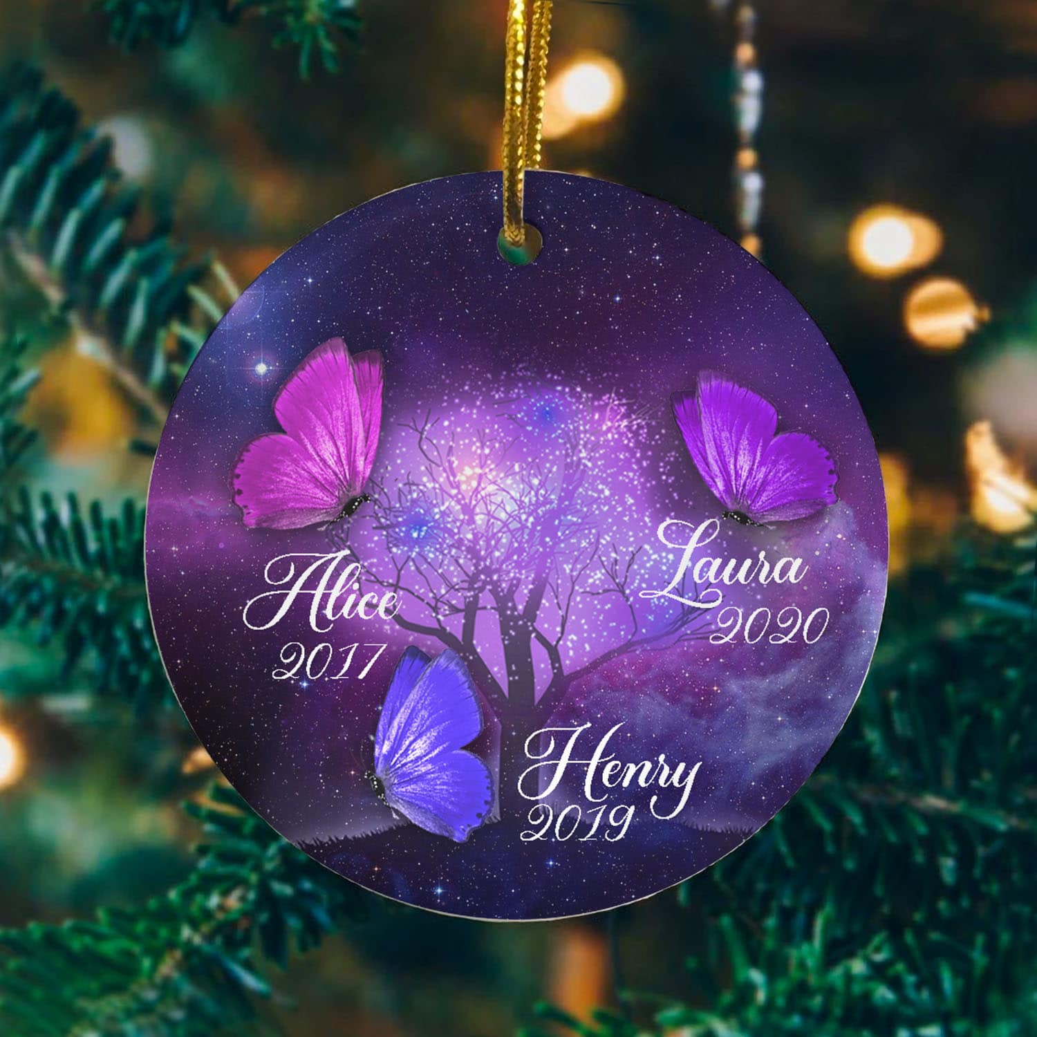 4O. Galaxy Butterfly 3 (Sample Design) Circle Mockup 7