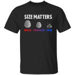 8VT. Biden Size Matters, Black, Unisex T-Shirt