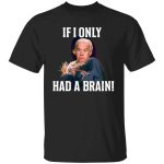 4VT. Had A Brain Biden Scarecrow, Black, Unisex T-Shirt
