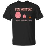9UT. Size Matters Biden Shit (4), Black, Unisex T-Shirt