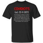 2O. Covidiots tee(3), Black, Unisex T-Shirt