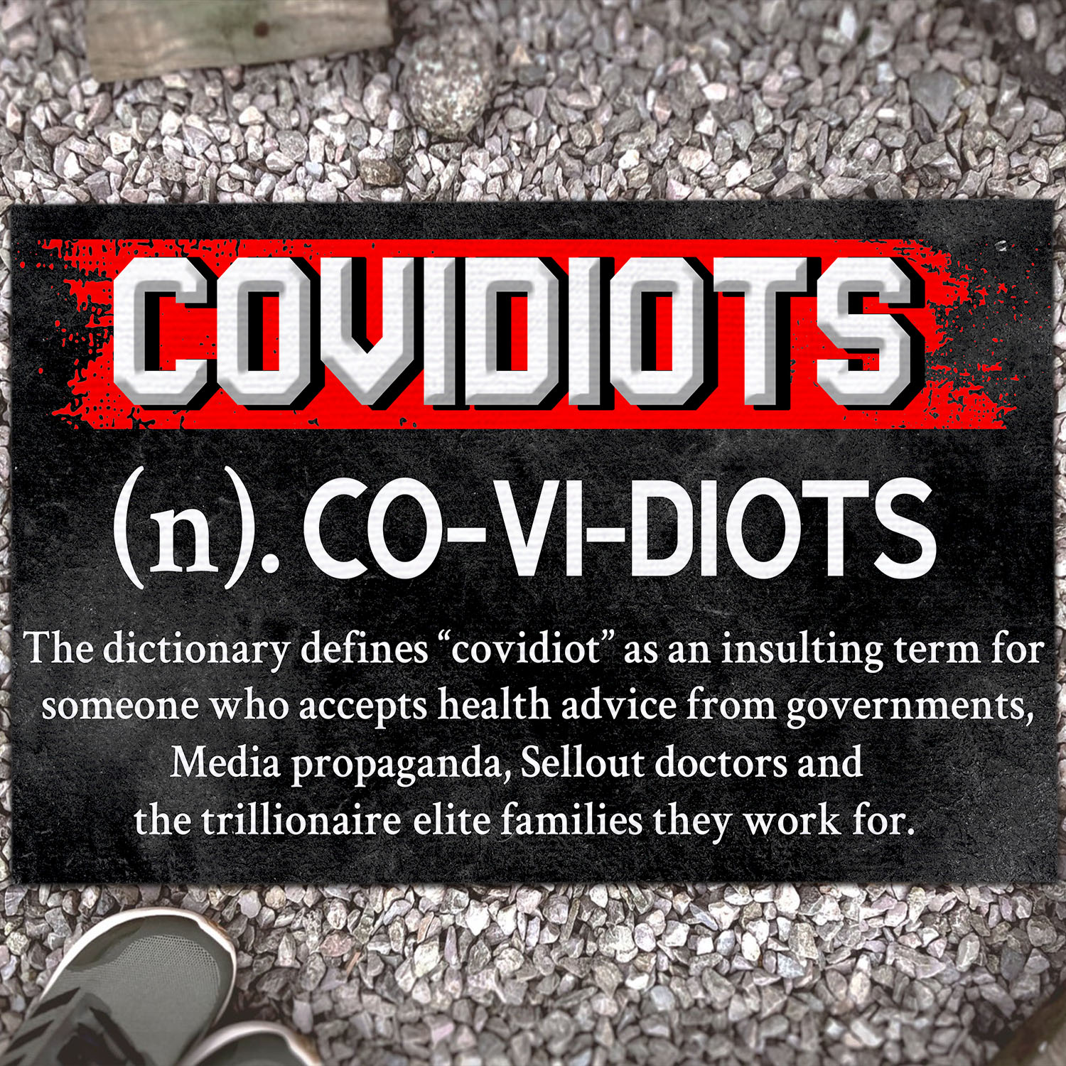 2O. Covidiots doormat(4) Doormat Mockup 13